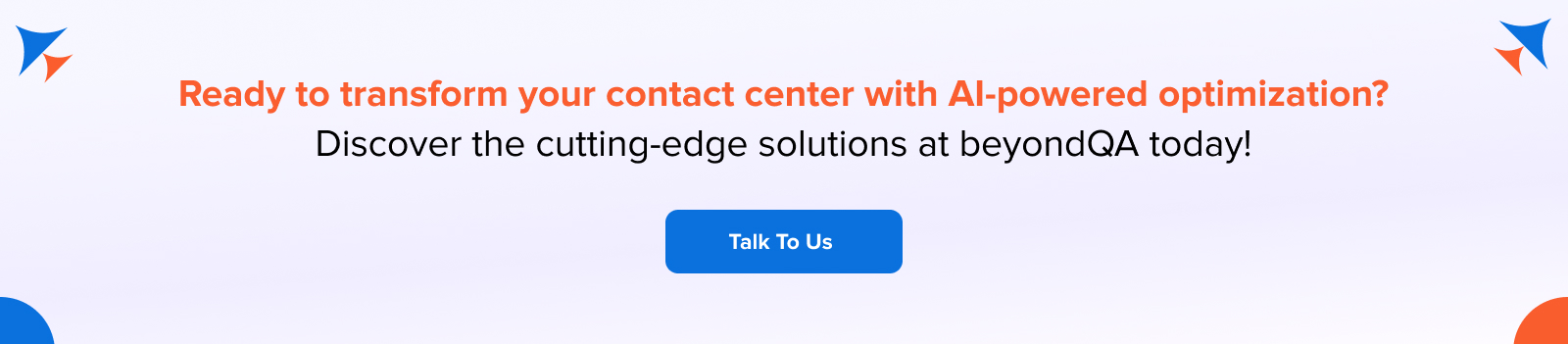 AI powered contact center optimization