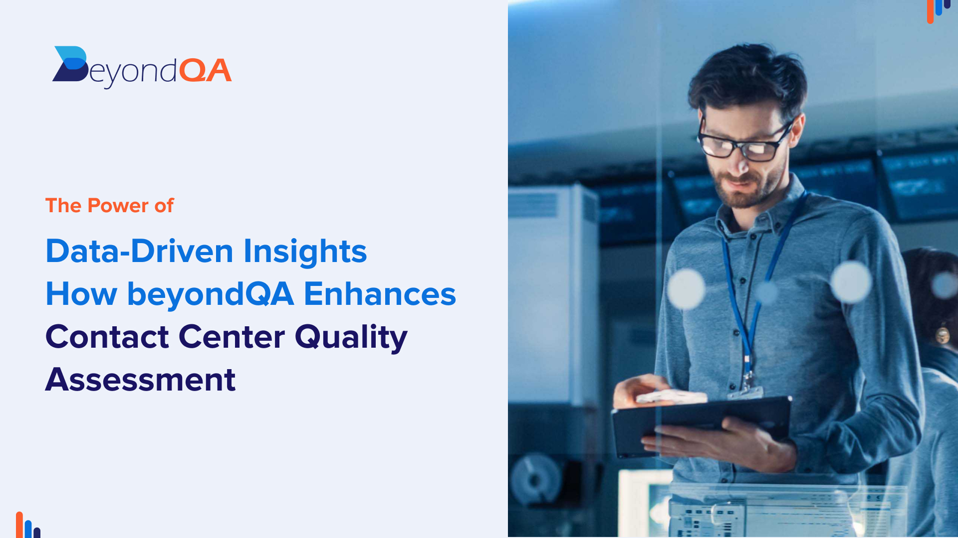 Data-driven insights for contact center quality